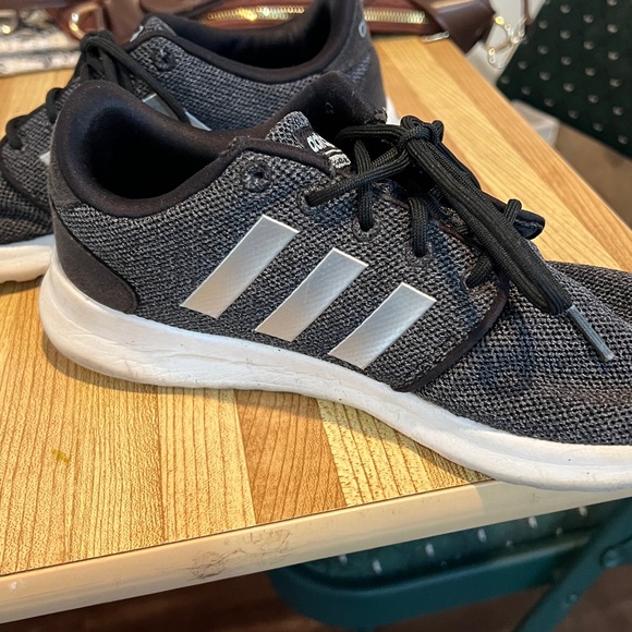 Adidas Black and Silver Cloudfoam Shoes - Picture 2 of 7